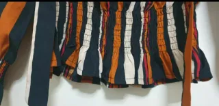 Blusa Papillonne Rayas Talla XL