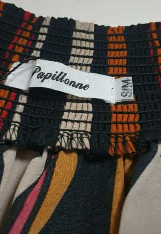 Blusa Papillonne Rayas Talla XL