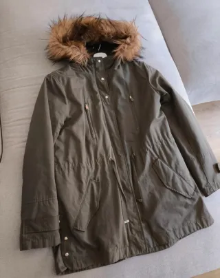 Lote Abrigo Zara con 2 Cadenas de Plata