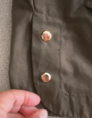 Lote Abrigo Zara con 2 Cadenas de Plata