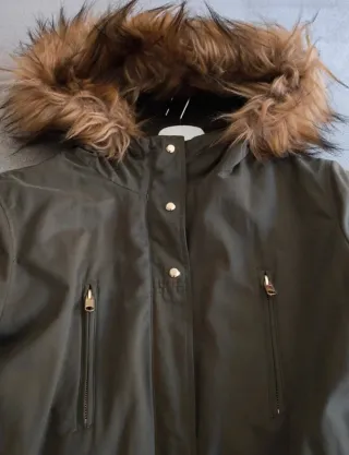 Lote Abrigo Zara con 2 Cadenas de Plata