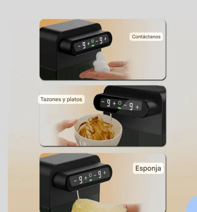 Dispensador jabón automático recargable