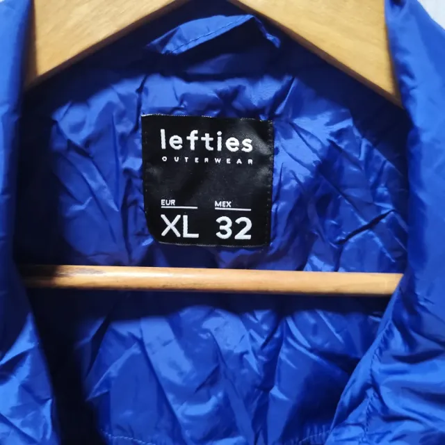 Chaqueta cortavientos Lefties azul XL niña