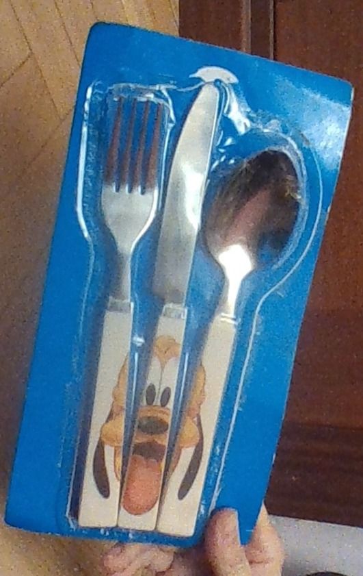 Juego cubiertos Disney Pluto