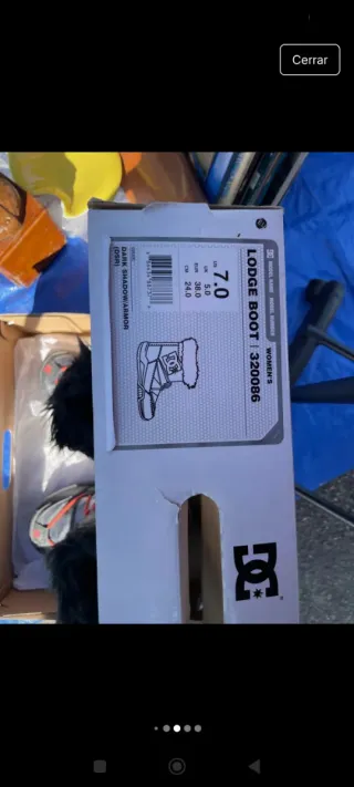 Botas de Nieve DC Shoes Negras y rojo.