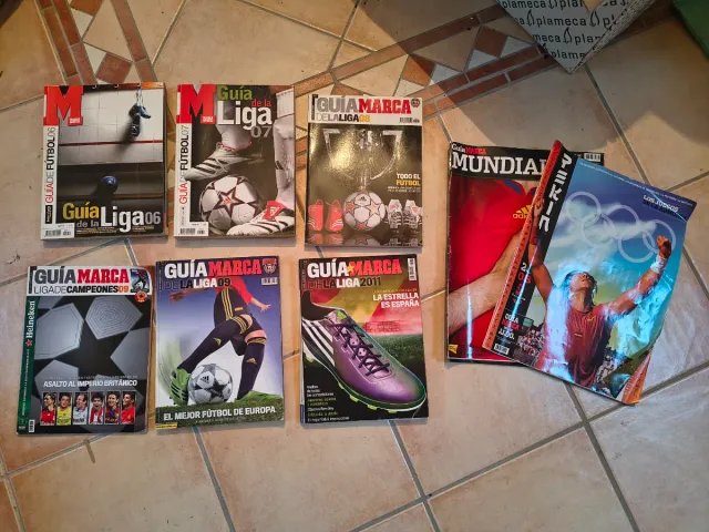 5 Guías de liga, 1 de JJOO y 1 del mundial