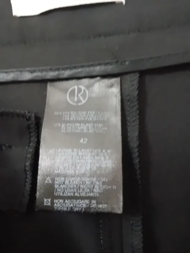 Pantalón Rellena Negro Talla 42 IT (36 España)