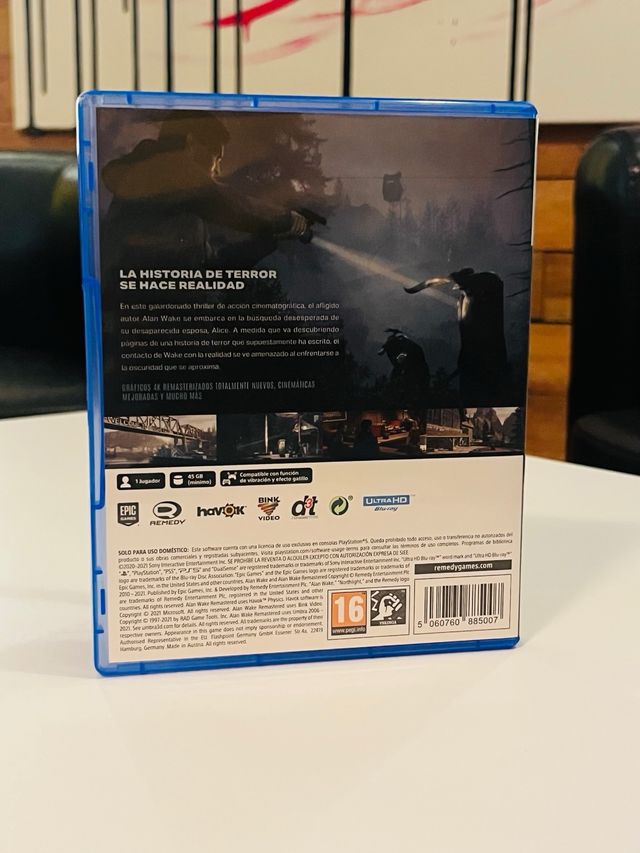 Alan Wake Remastered PS5
