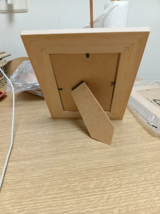 Portarretratos Beige y Dorado 10 por 15