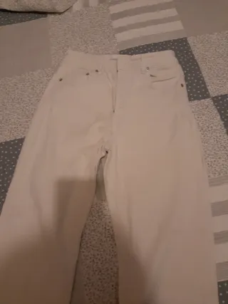 Pantalón largo blanco