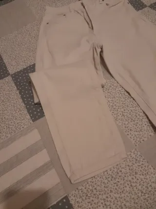 Pantalón largo blanco