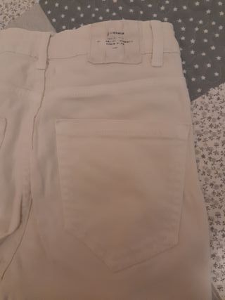 Pantalón largo blanco