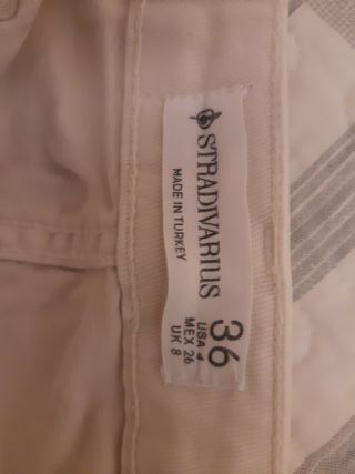 Pantalón largo blanco