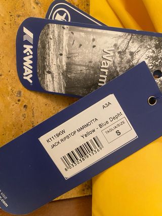 K-WAY Giubbotto Jack Ripstop Marmotta NUOVO