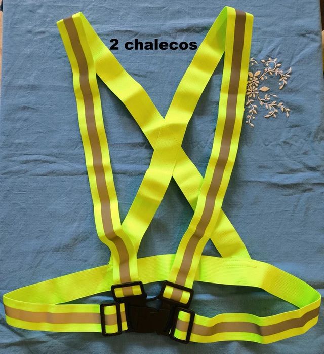 2 Chalecos Seguridad Reflectantes