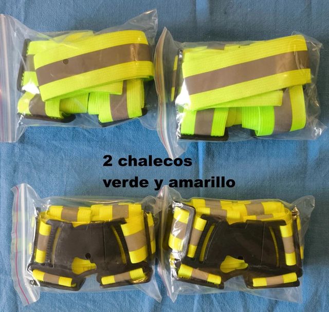 2 Chalecos Seguridad Reflectantes