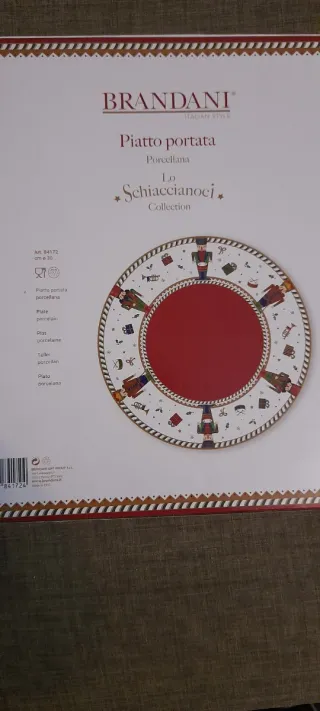 Piatto da portata Brandani porcellana