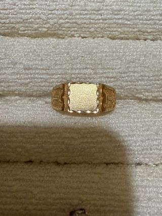 Sello de hombre oro 18k