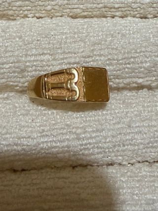 Sello de hombre oro 18k