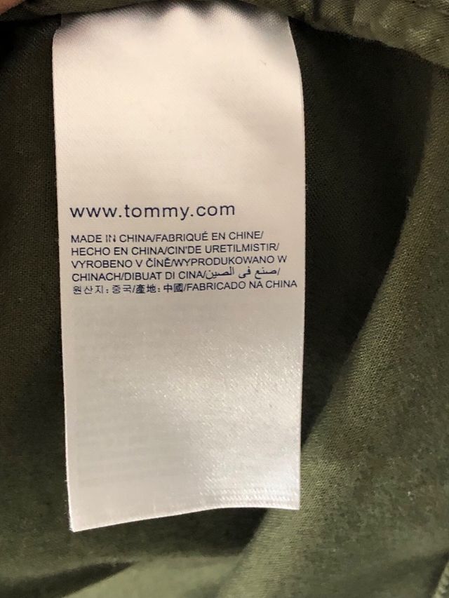 Giubbotto Tommy Hilfiger Verde Militare