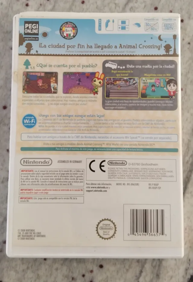 Animal Crossing: Let's Go to the City Wii