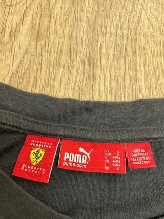 Camiseta Puma Ferrari Negra Talla M