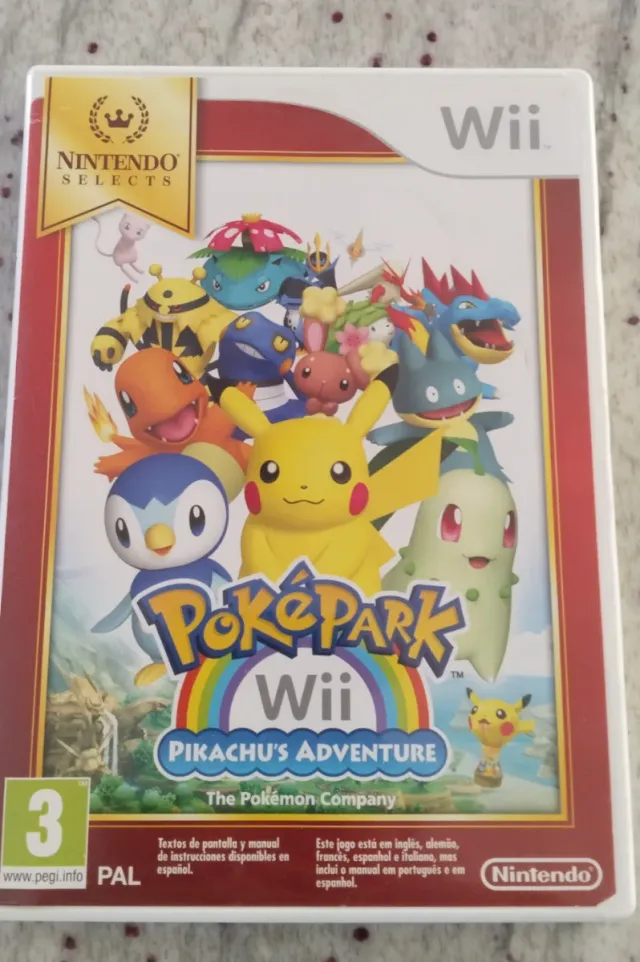 Wii Poképark Pikachu's Adventure Nintendo Selects