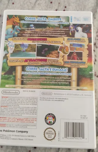 Wii Poképark Pikachu's Adventure Nintendo Selects