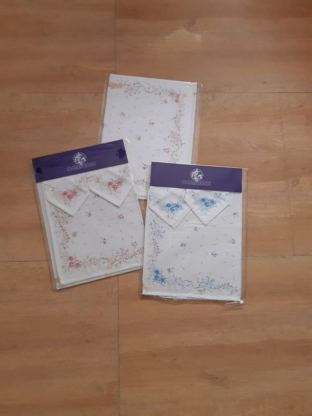 Juego 4 manteles individuales tela. Regalo uno