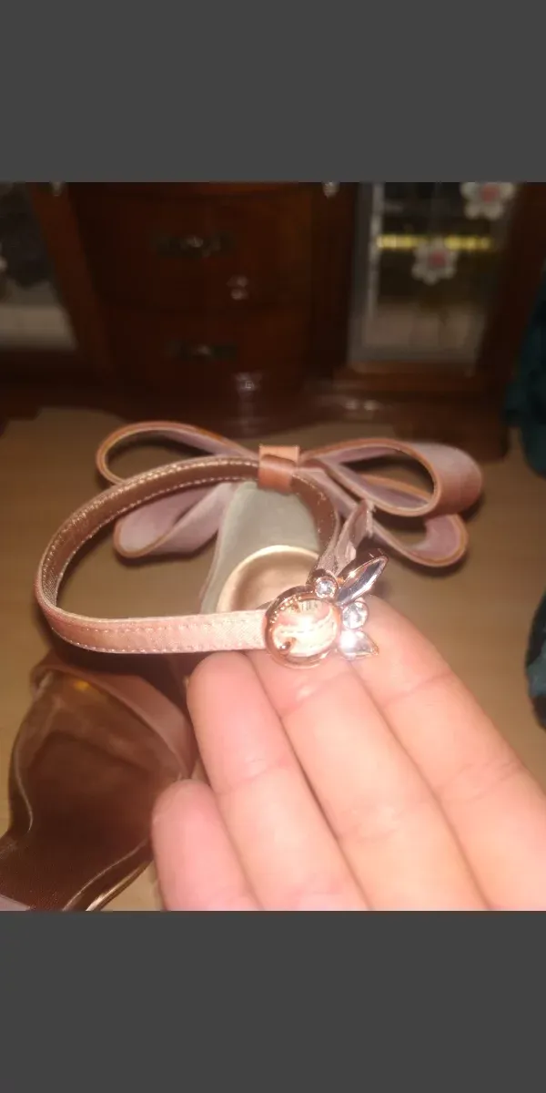 SANDALIAS TED BAKER ROSA COBRE LAZO T. 38.5