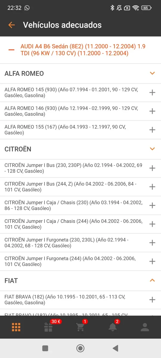 Interruptor temperatura ventilador del radiador
