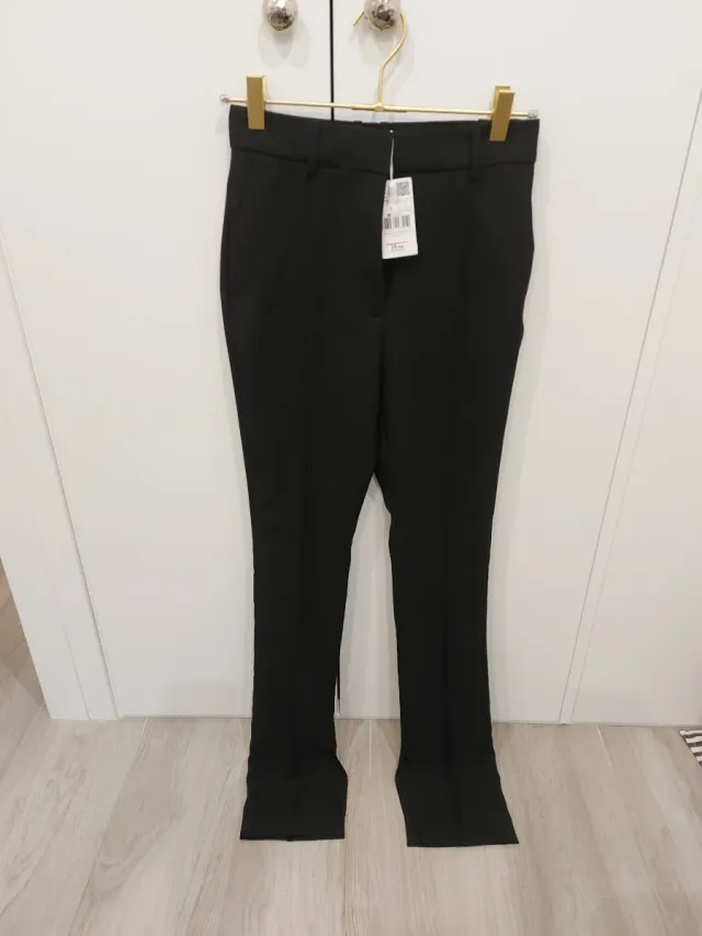 Pantalón vestir Mango negro