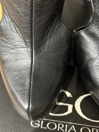 Zapatos Gloria Ortiz Tacon Negro Talla 38