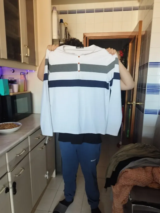 Camiseta manga larga hombre