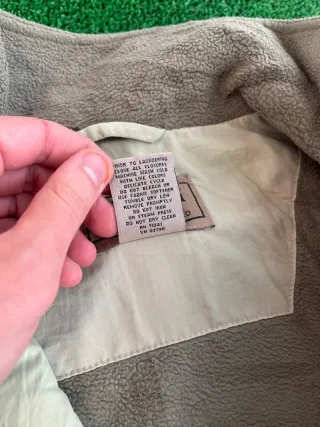 Chaqueta L.L. Bean Beige/Gris Bordada