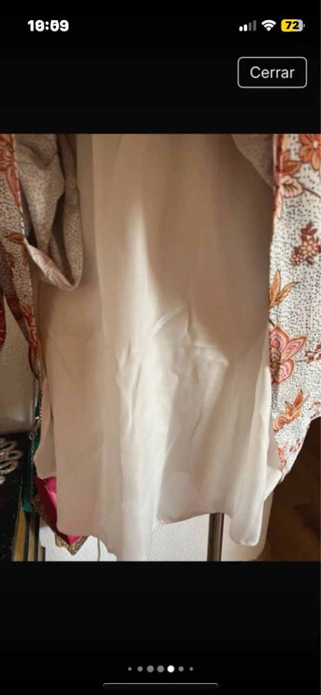 Vestido estampado floral talla M