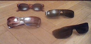 Lote Gafas Sol Niña/Mujer Marrón/Negro, Rojo/plata