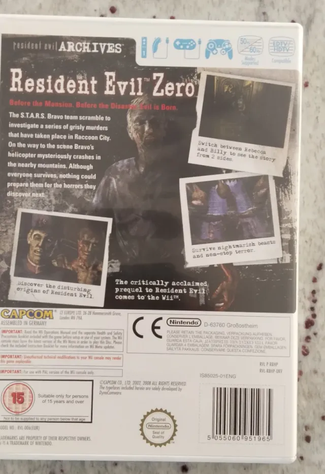 Resident Evil Archives: Zero Wii
