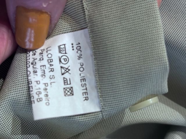 Camicia a maniche lunghe uomo taglia L/ 41/ 42 verde