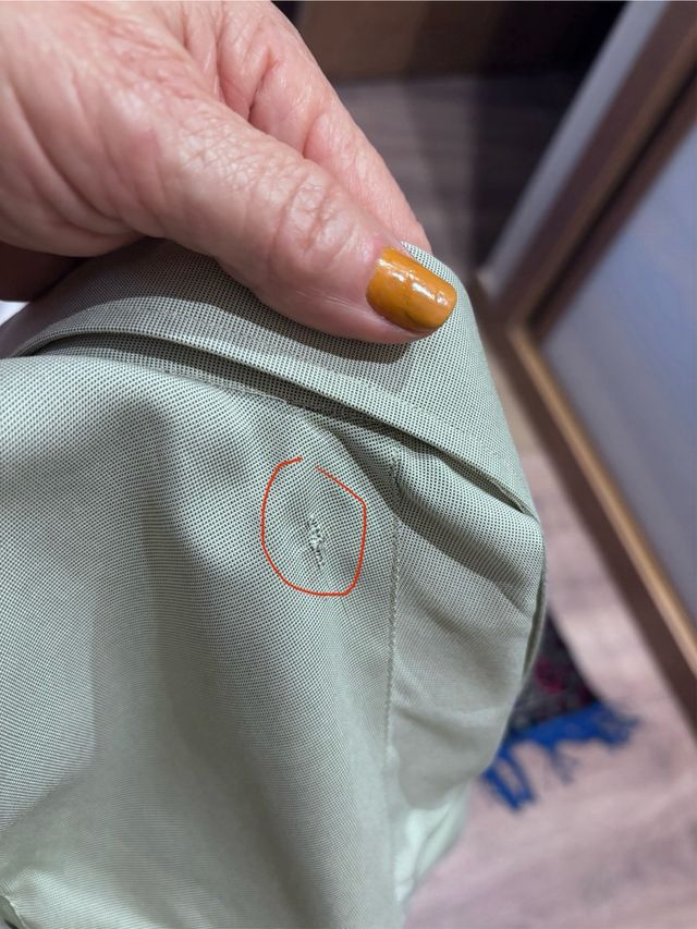 Camicia a maniche lunghe uomo taglia L/ 41/ 42 verde