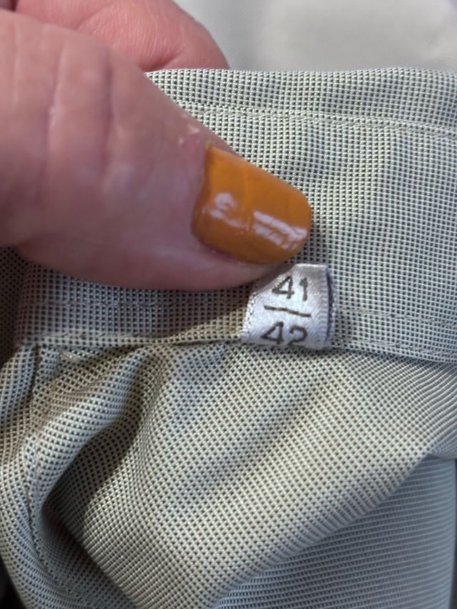 Camicia a maniche lunghe uomo taglia L/ 41/ 42 verde