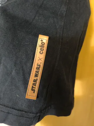 Camiseta Star Wars Hombre Negra