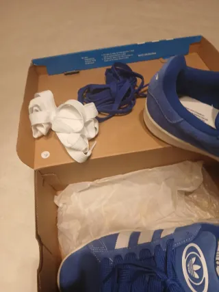 Adidas Campus Blu/Bianco Scarpe da Ginnastica