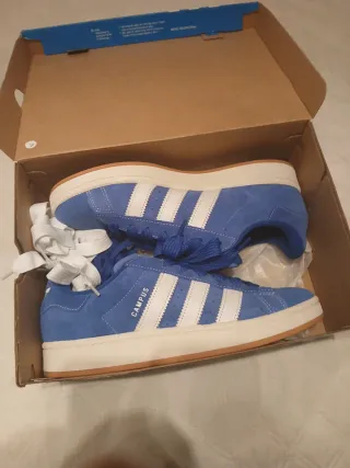 Adidas Campus Blu/Bianco Scarpe da Ginnastica