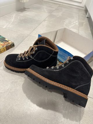 Botas de montaña Poder negras y marrones UNISEX 41