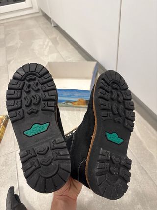 Botas de montaña Poder negras y marrones UNISEX 41