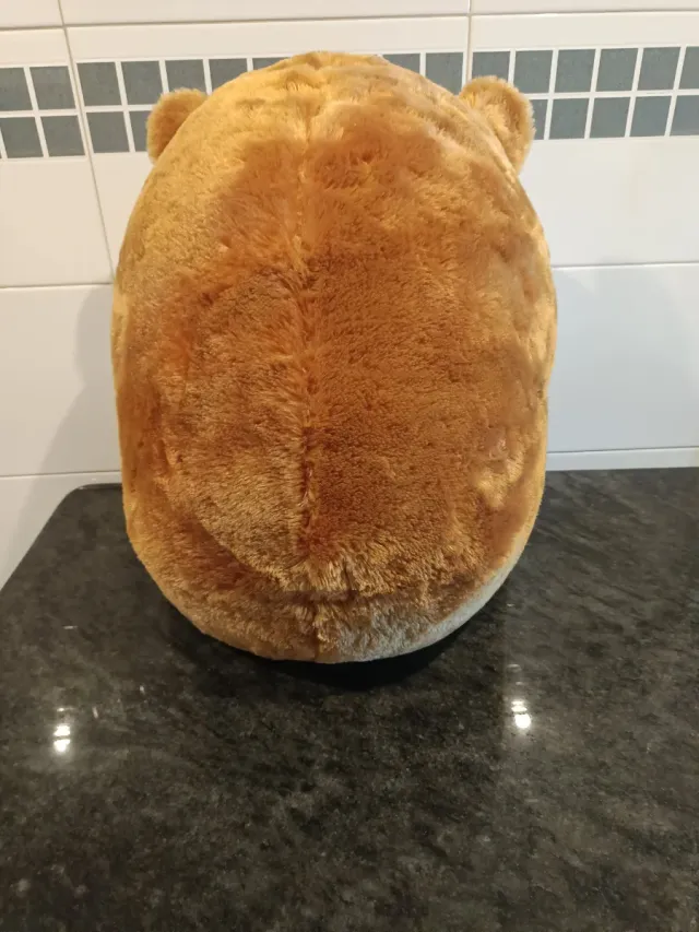 Peluche ardilla grande con bebé