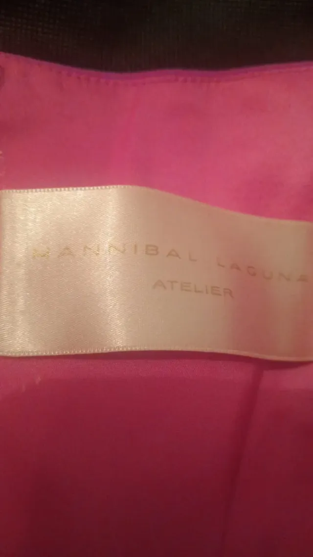 Vestido largo fucsia