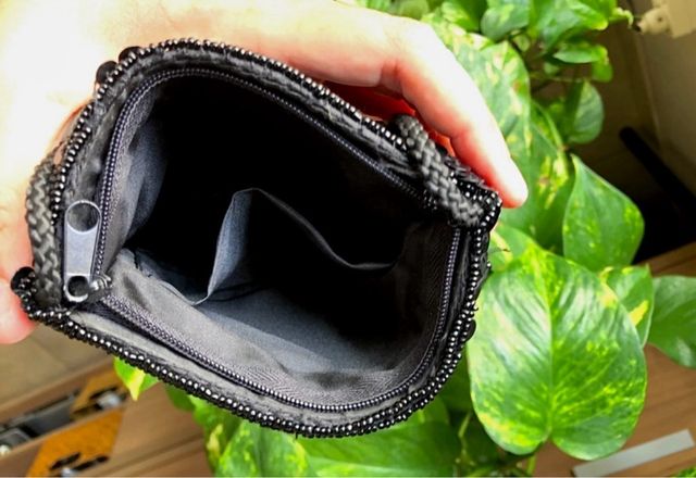 Bolso de fiesta negro lentejuelas