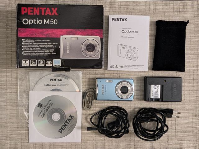 Pentax Optio M50 Fotocamera Digitale 8MP 5x Zoom